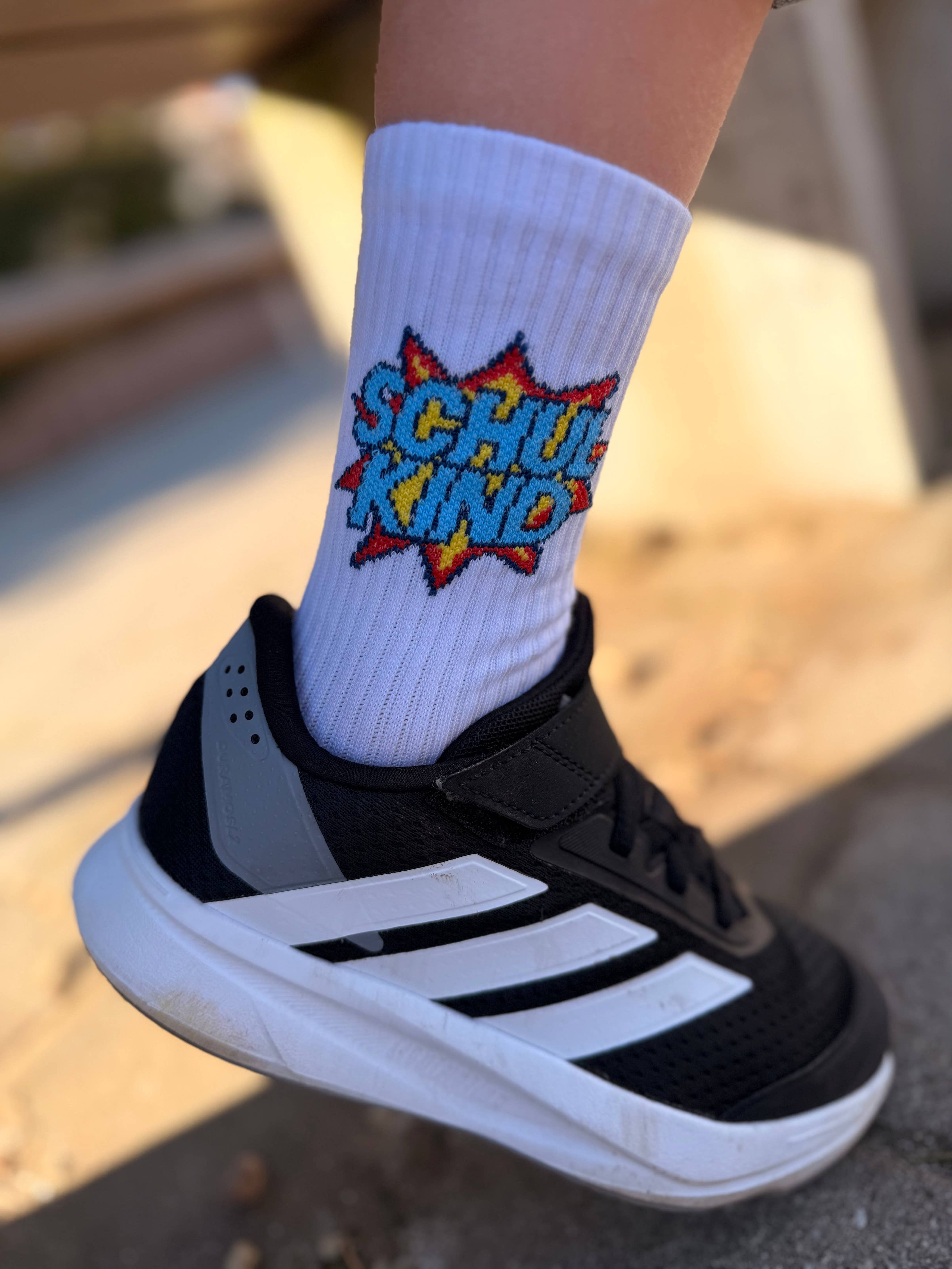 my day my dream Schulkind-Socken Superheld