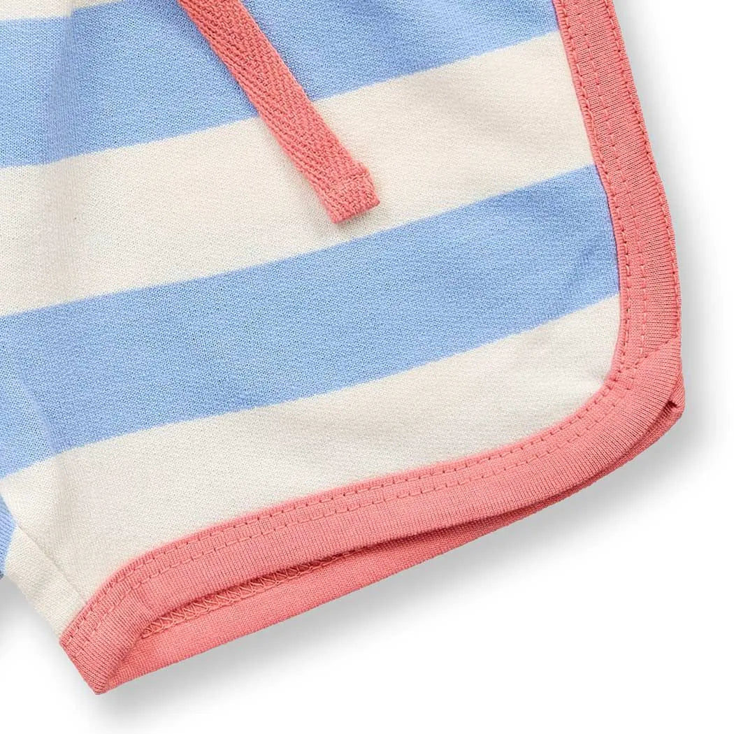 Sense Organics Shorts MARLEN blau weiß gestreift