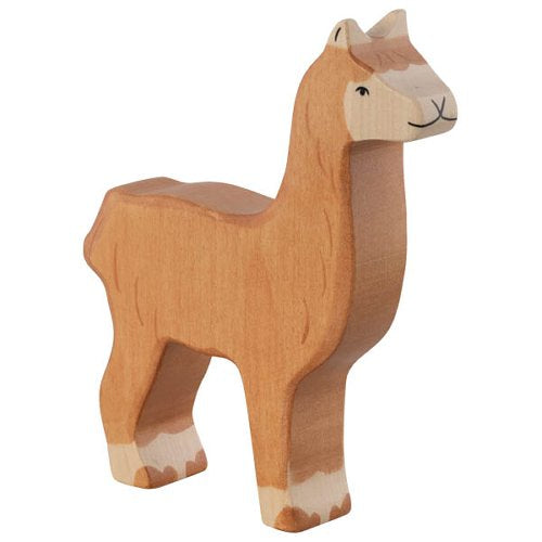 Holztiger Alpaka