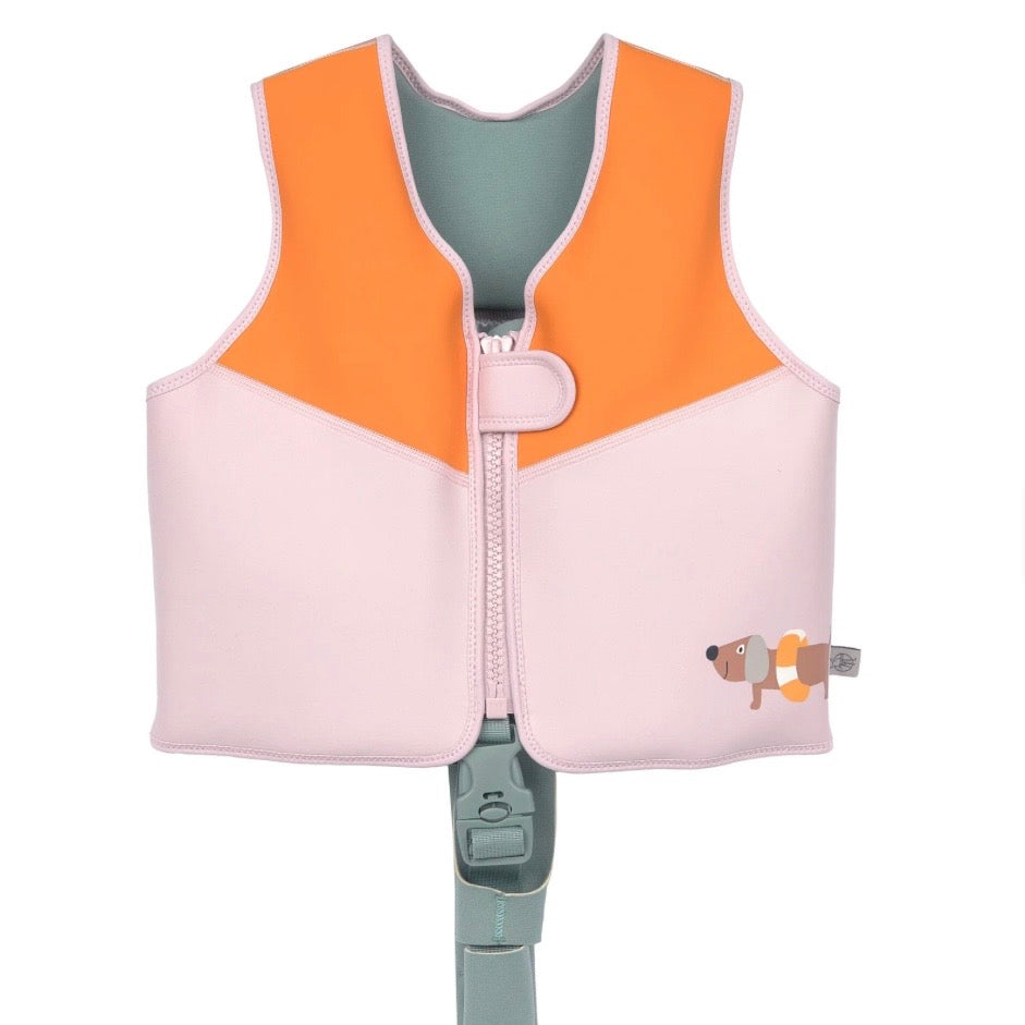 Lässig Schwimmlernweste rosa/orange