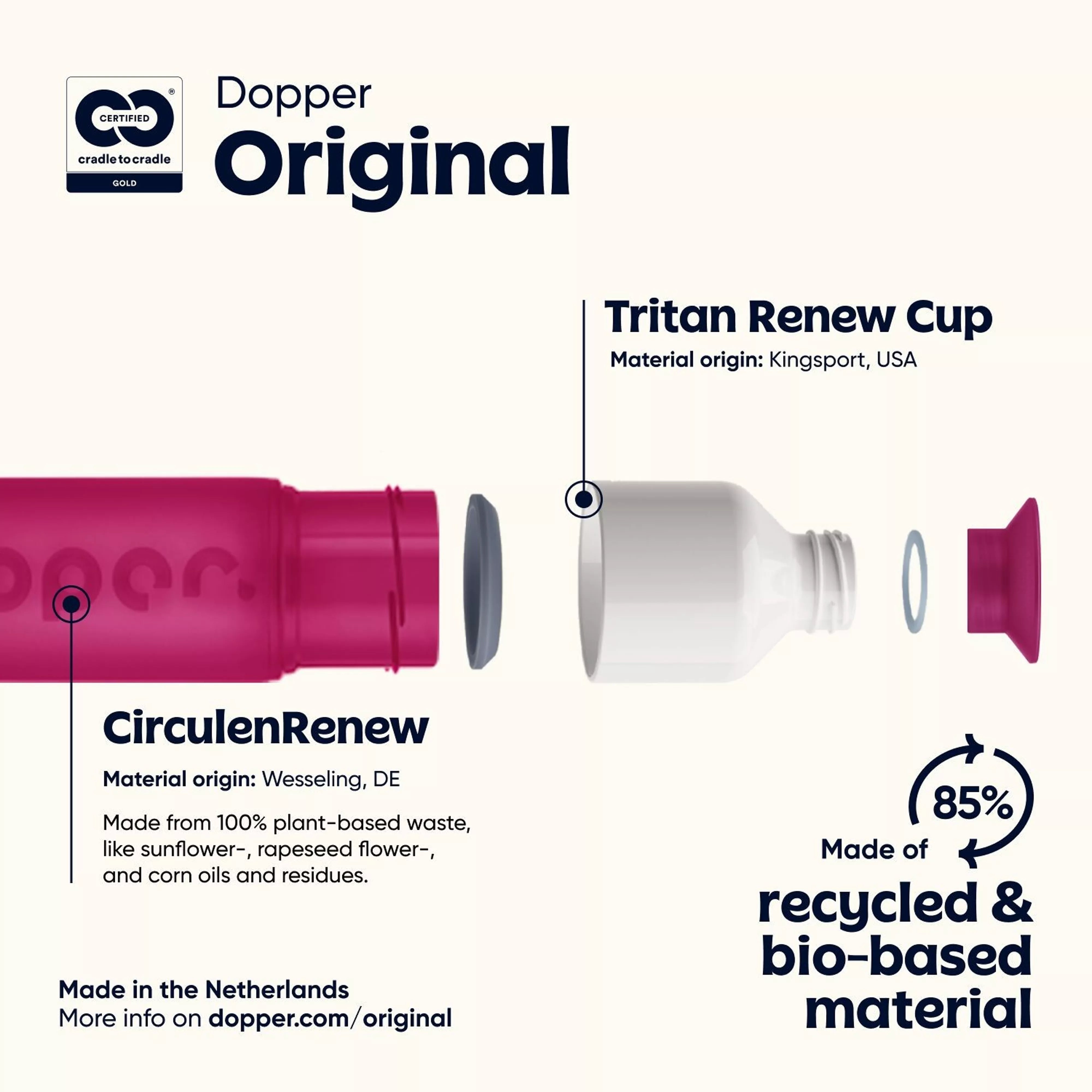 Dopper Original Funky Fuchsia