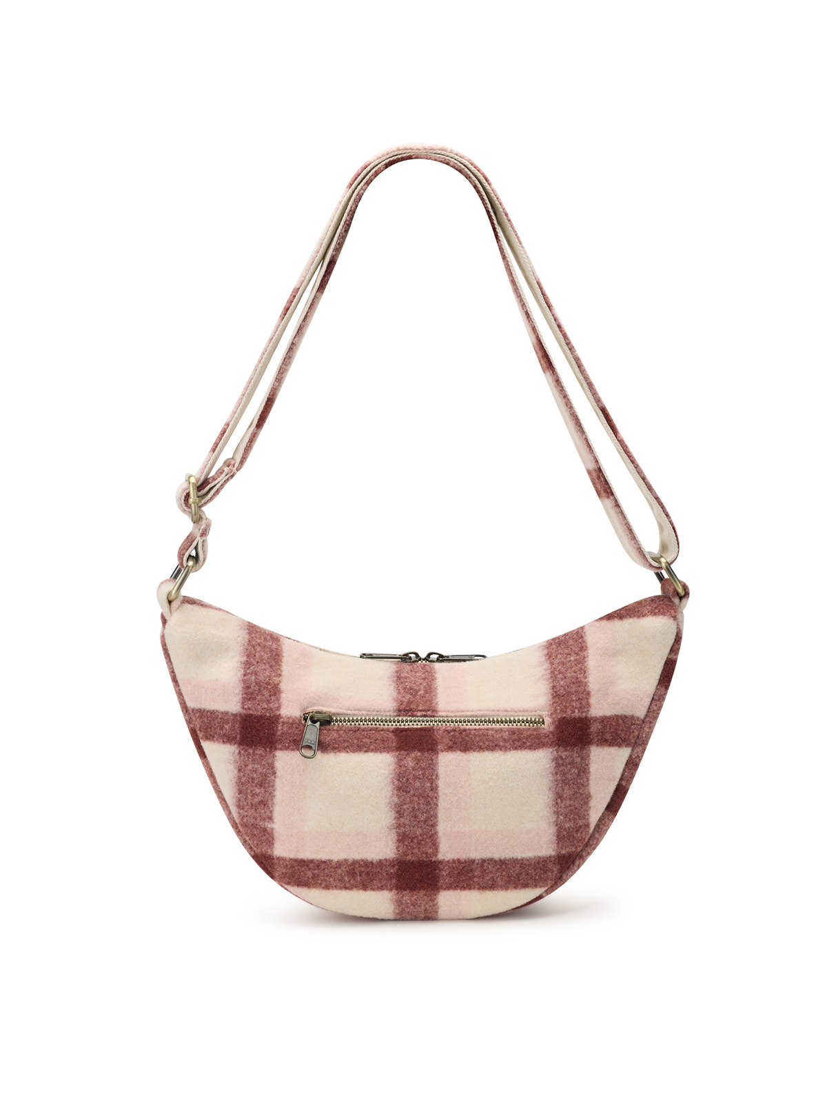 Hindbag Umhängetasche Andrea, rosa Tartan