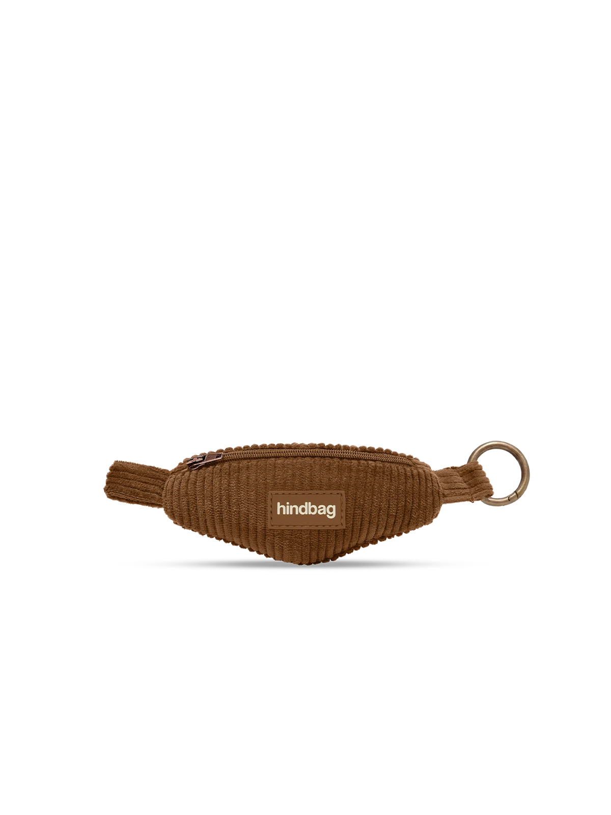 Hindbag Schlüsselanhänger Banane Côme Samt Macchiato