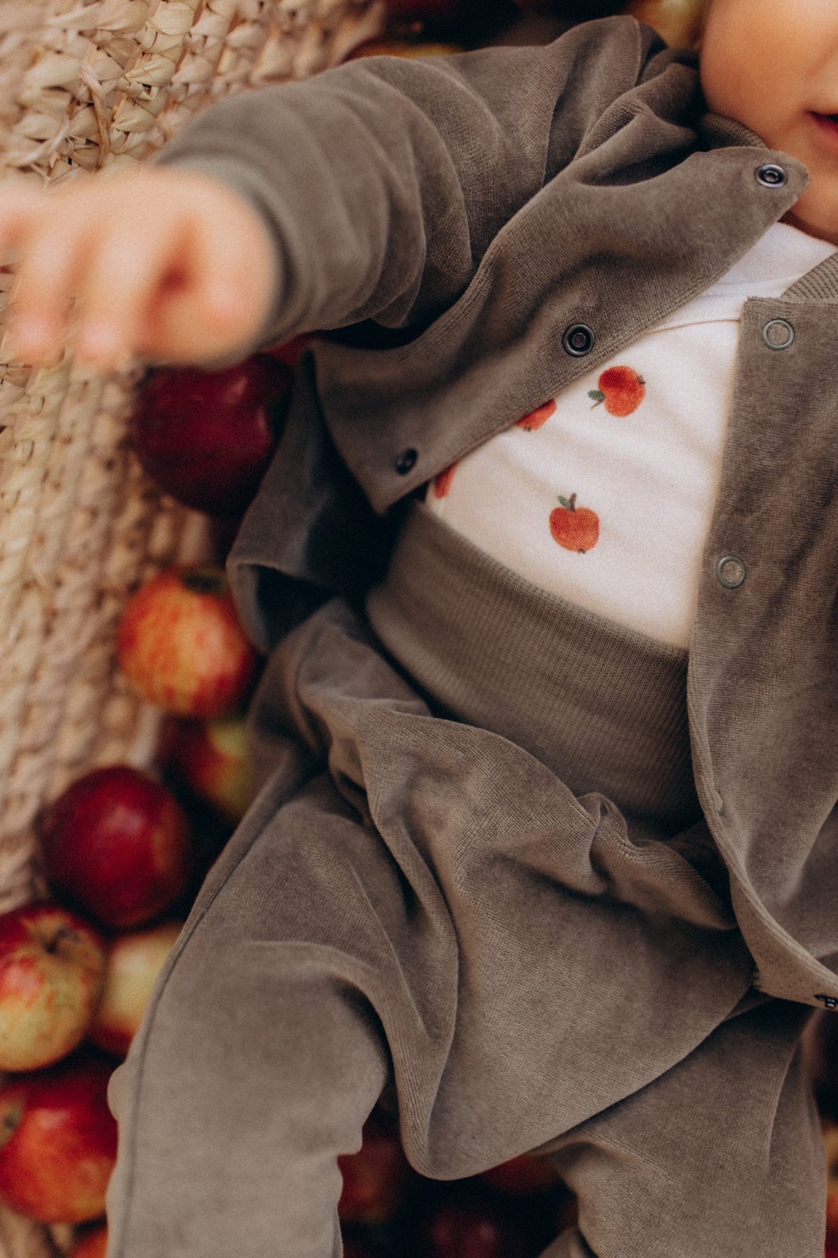wooly organic Apfel Wrap Bodysuit