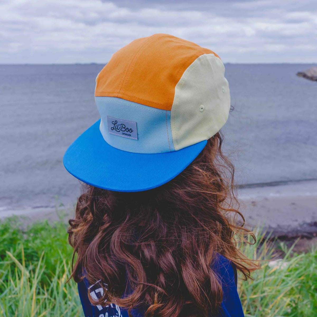 Lil‘Boo Cap Block Pumpkin Blue