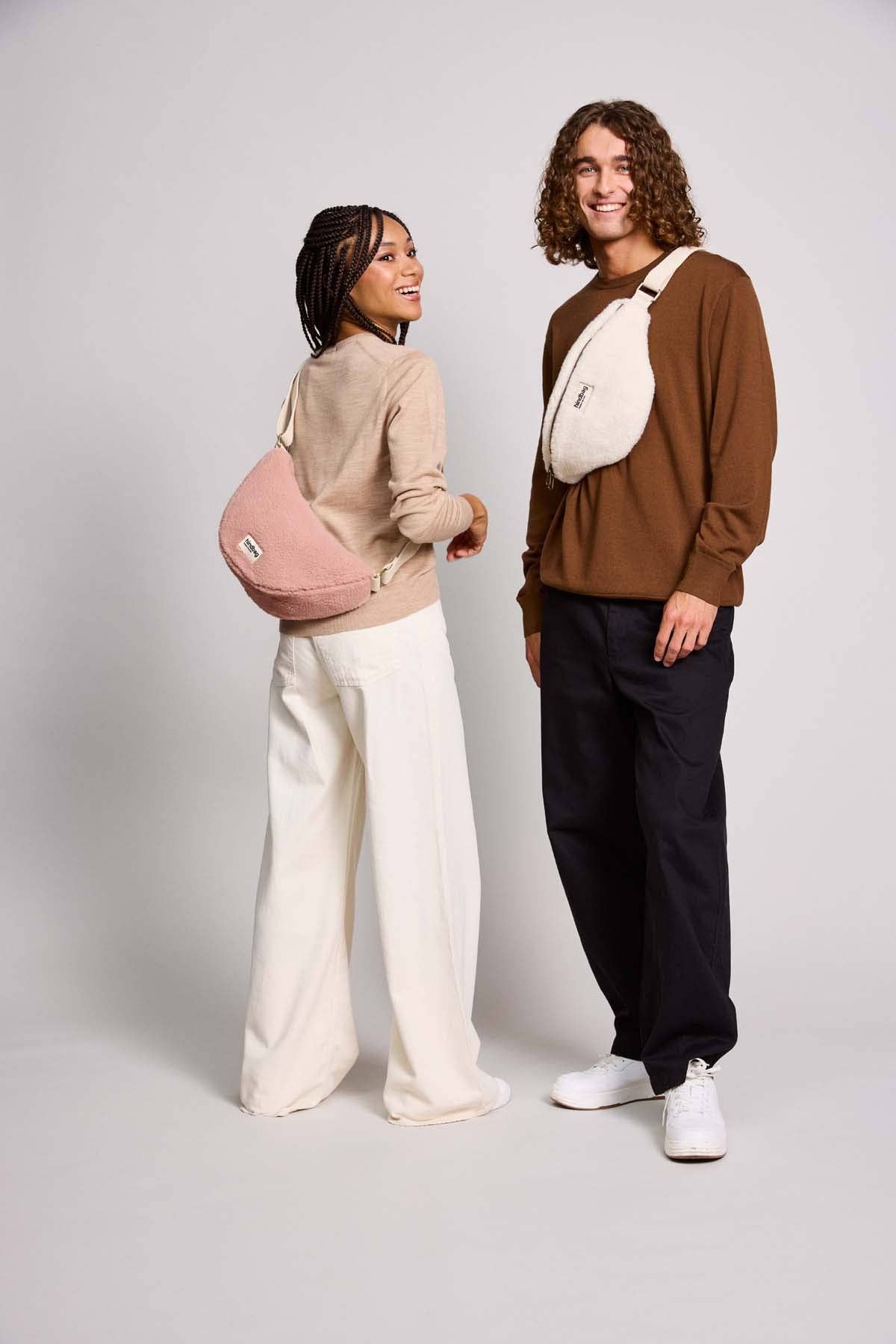 Andrea Teddy Gürteltasche Puderrosa