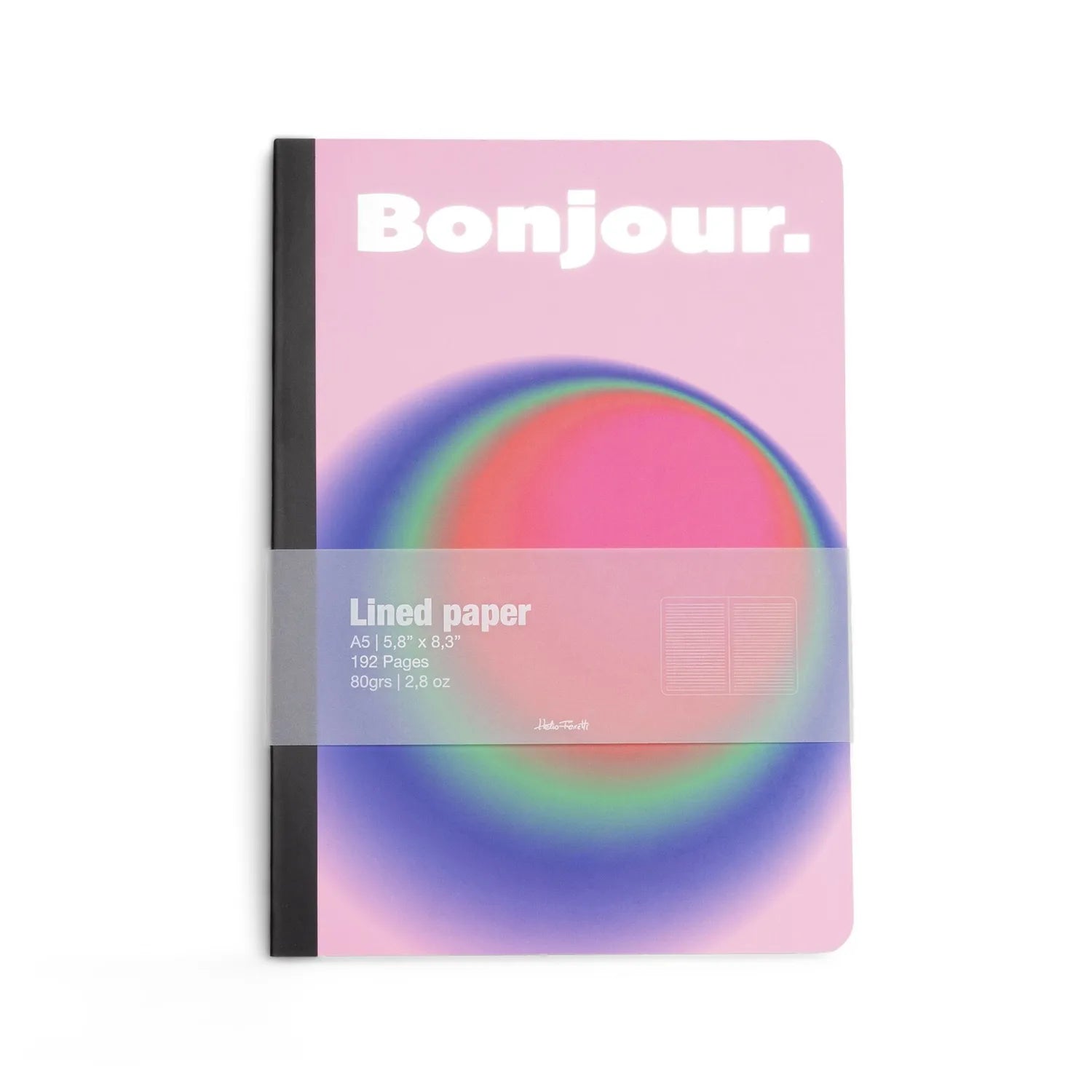 Helio Feretti Notizbuch Bonjour