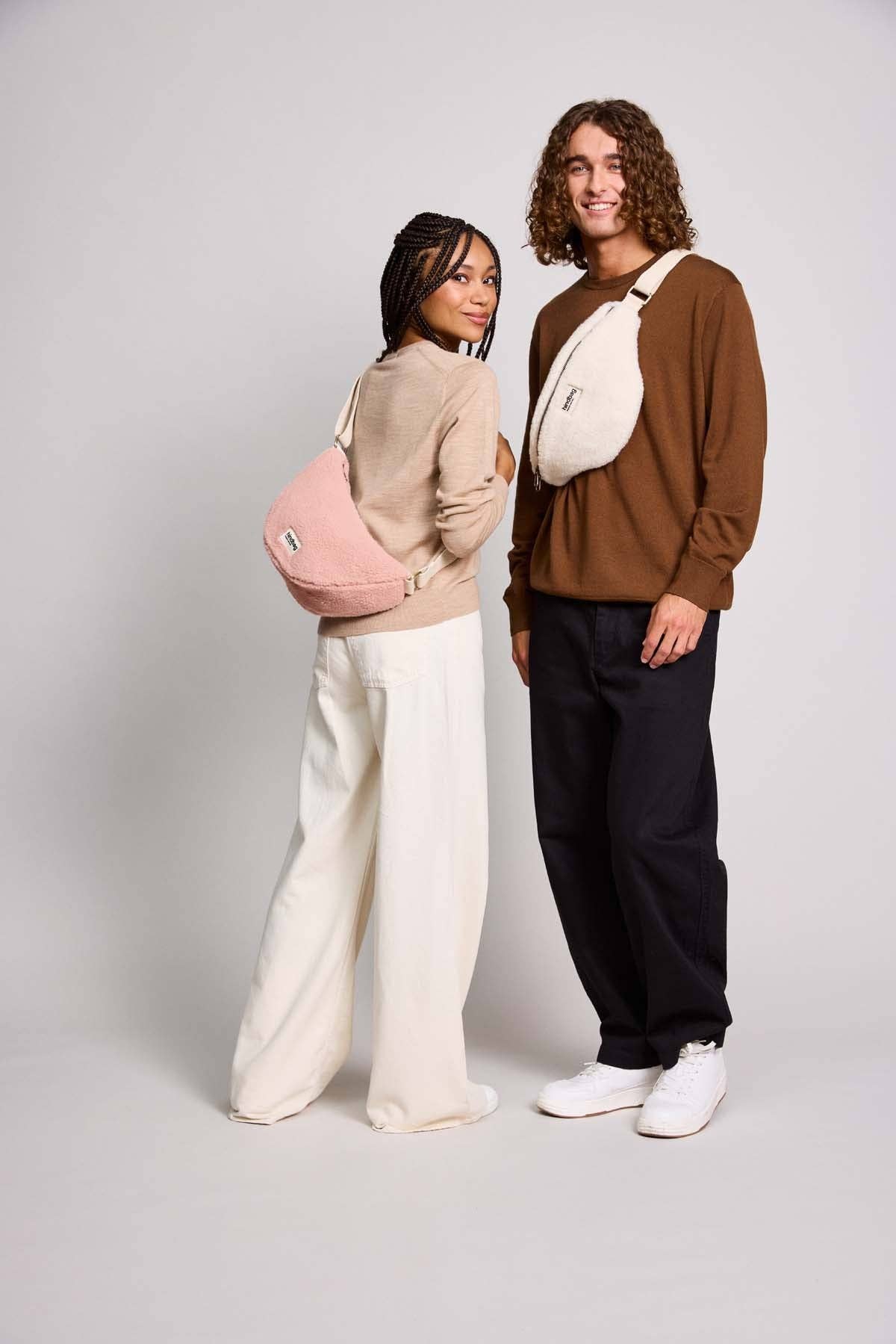 Andrea Teddy Gürteltasche Puderrosa