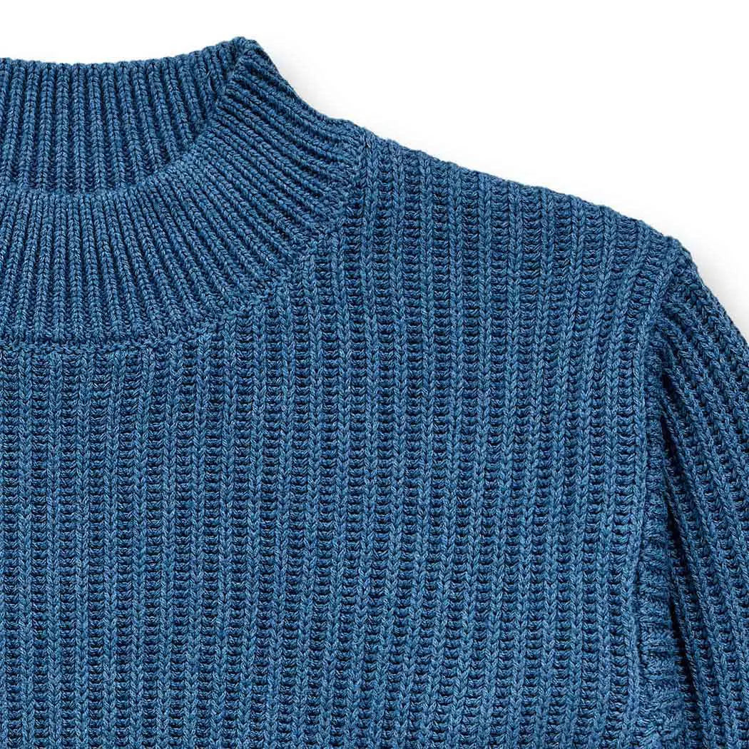 Sense Organics Strickpullover MARLEY Teal Melange