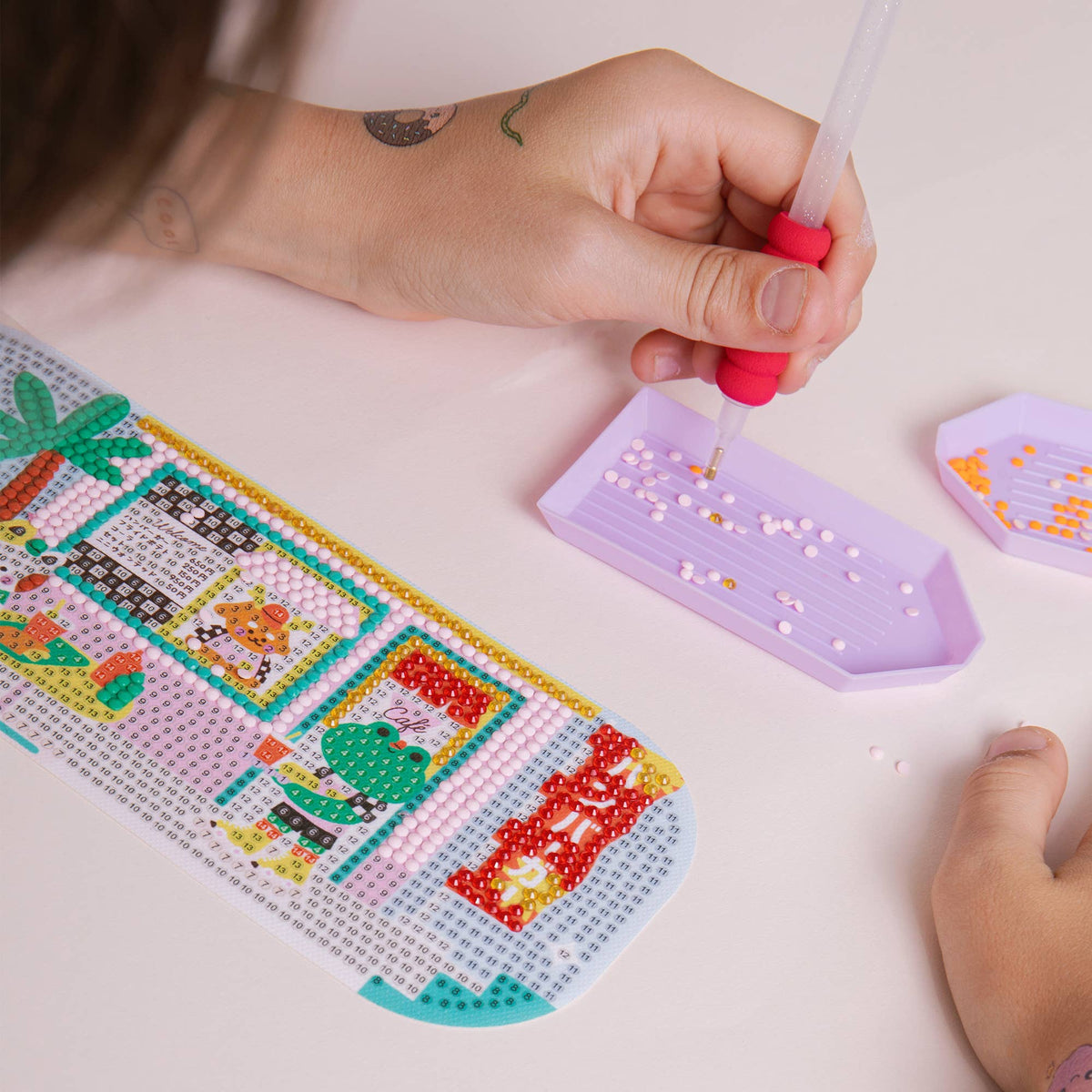 La petite épicerie Diamond Painting-Set für Kinder – Diamant-Malset Skatepark