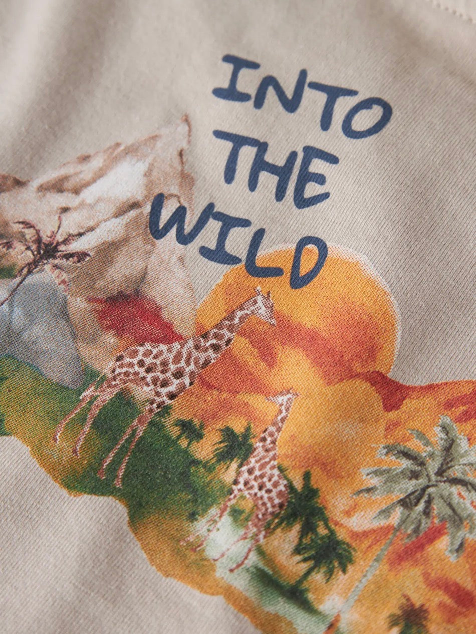 name it T-Shirt Safari (nmmhugo) Chateau Gray