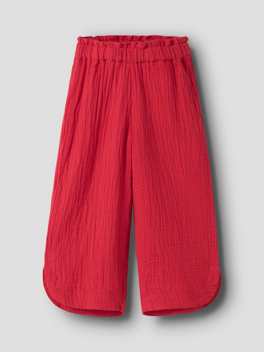 name it rote Musselin Hose (nmfjulita)