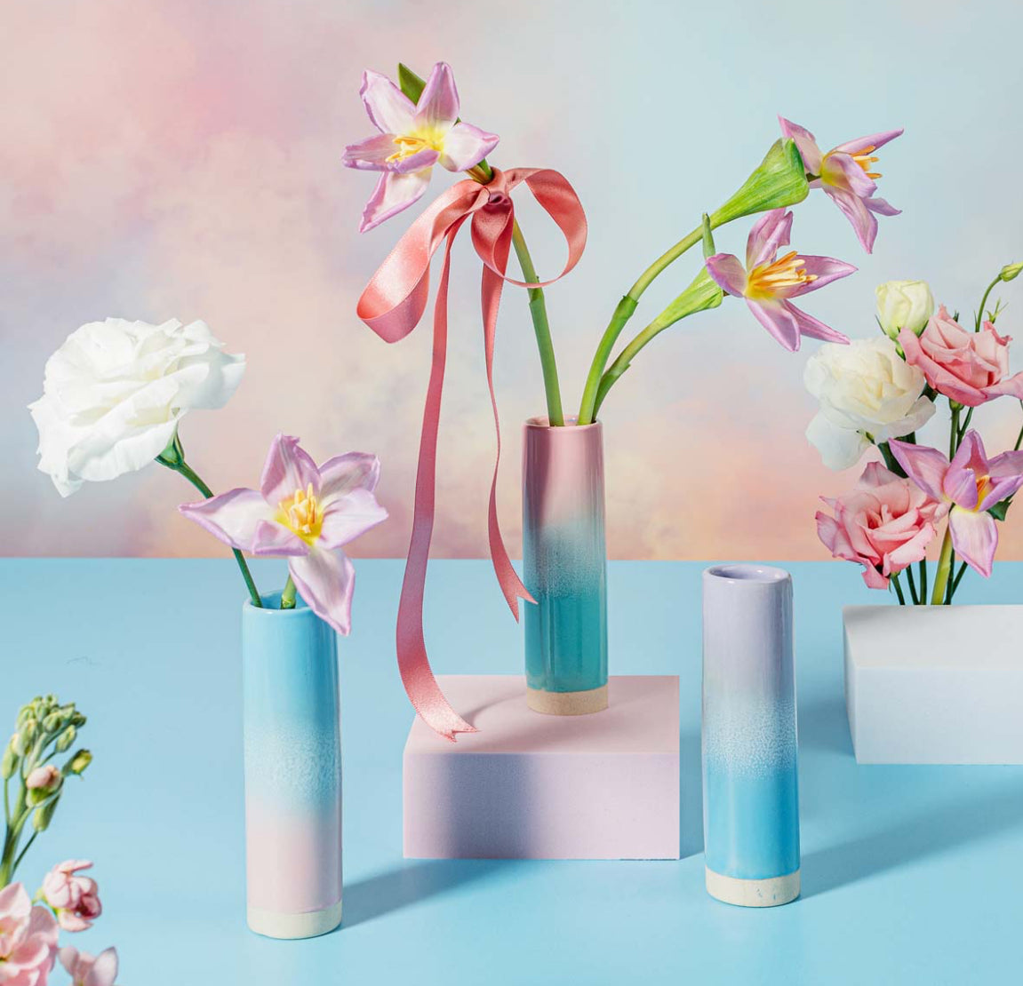 sass & belle Mini-Vase Pastel Ombre