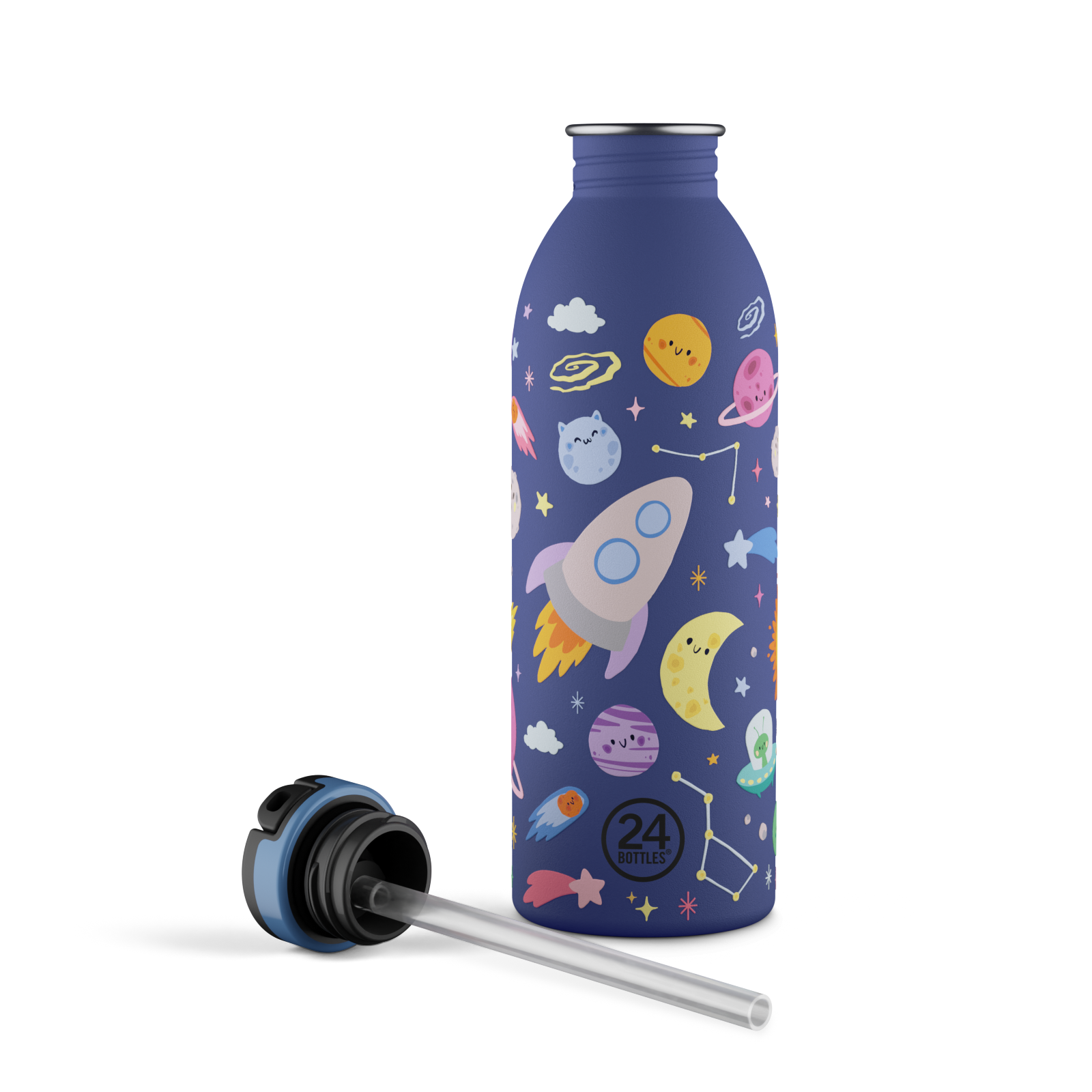24 bottles Kinderflasche | Weltraumfreunde - 500 ml