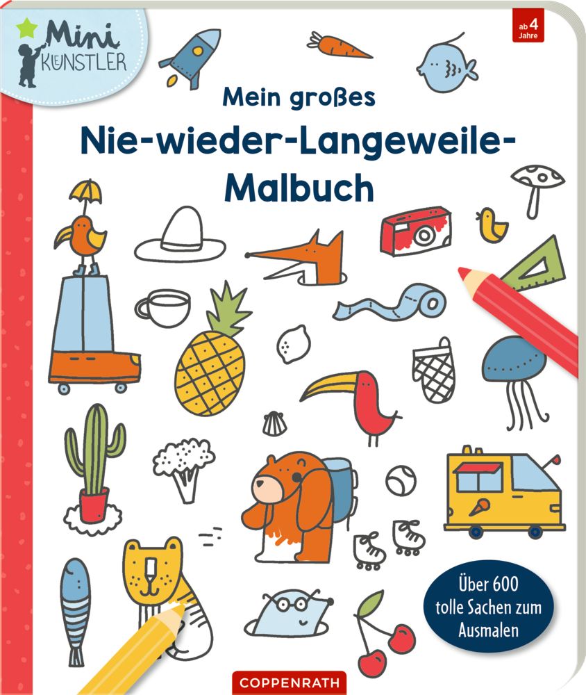 Coppenrath Nie-wieder-Langeweile-Malbuch