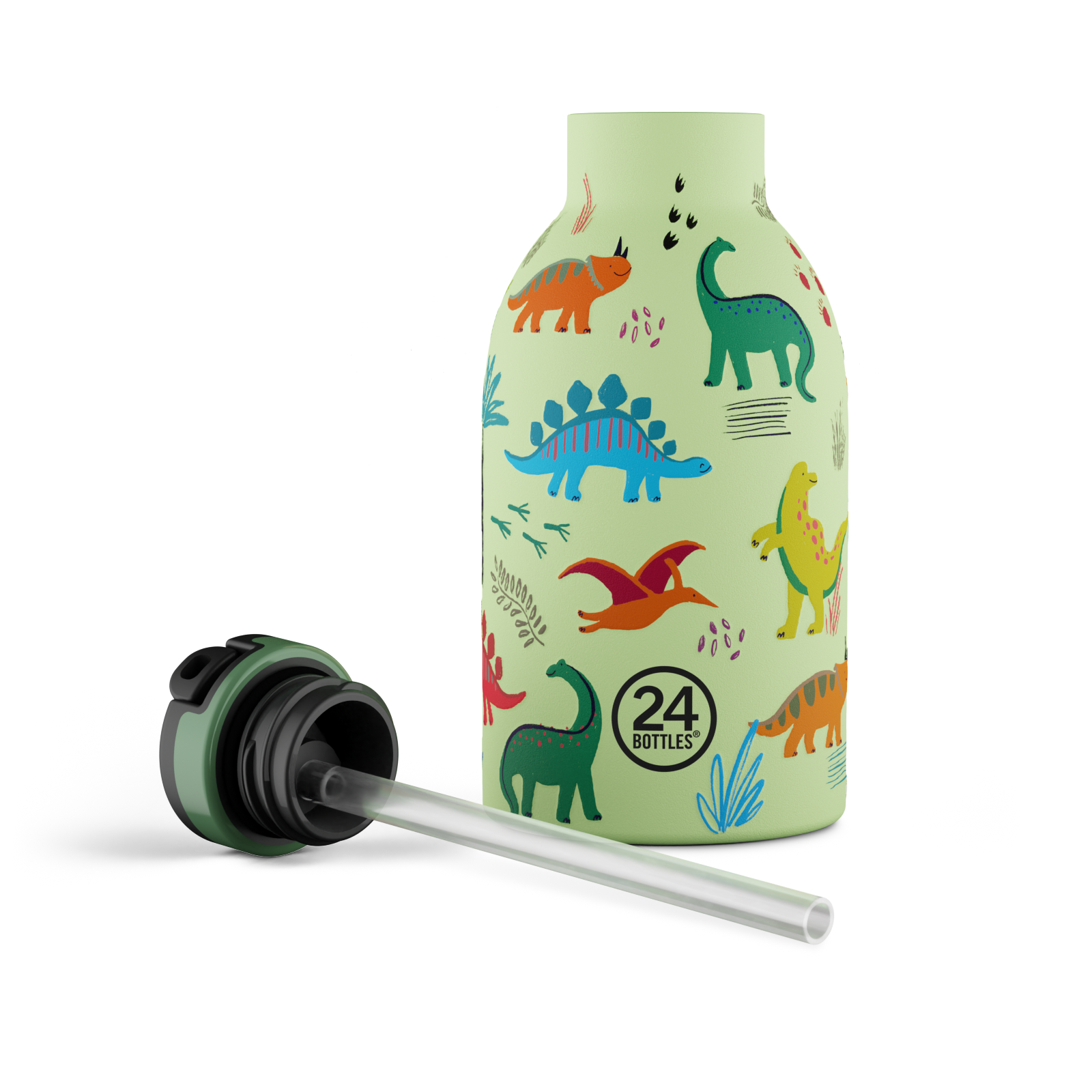 24 bottles Isolierte Kinderflasche | Jurassic Friends - 330 ml