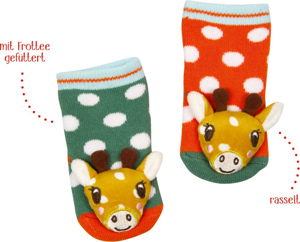 Die Spiegelburg Rasselsöckchen Giraffe