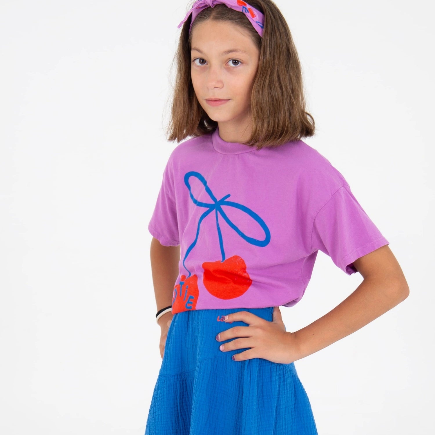 lötiekids T-Shirt Magenta Kirsche
