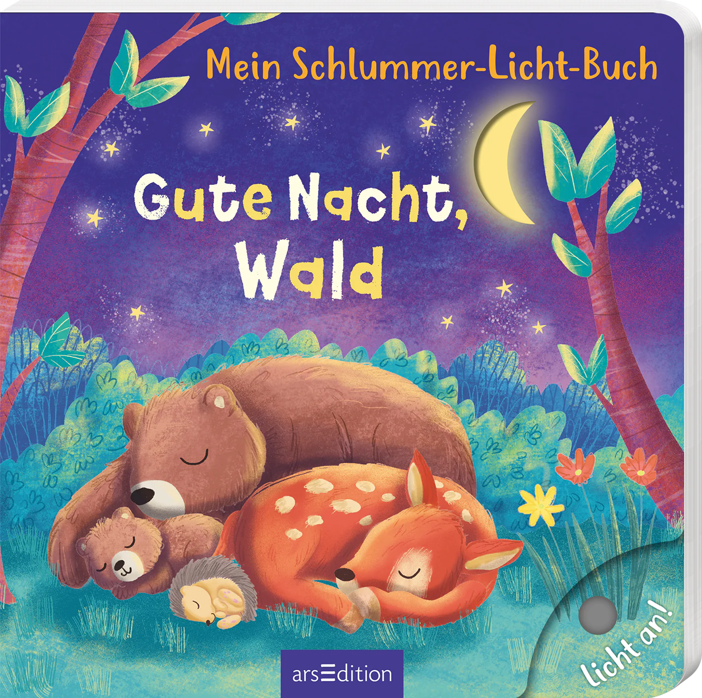 arsEdition Mein Schlummer-Licht-Buch  Gute Nacht, Wald