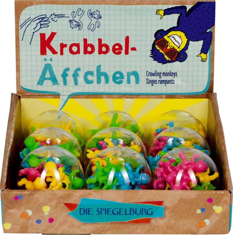 Krabbel-Äffchen - bunte Geschenke