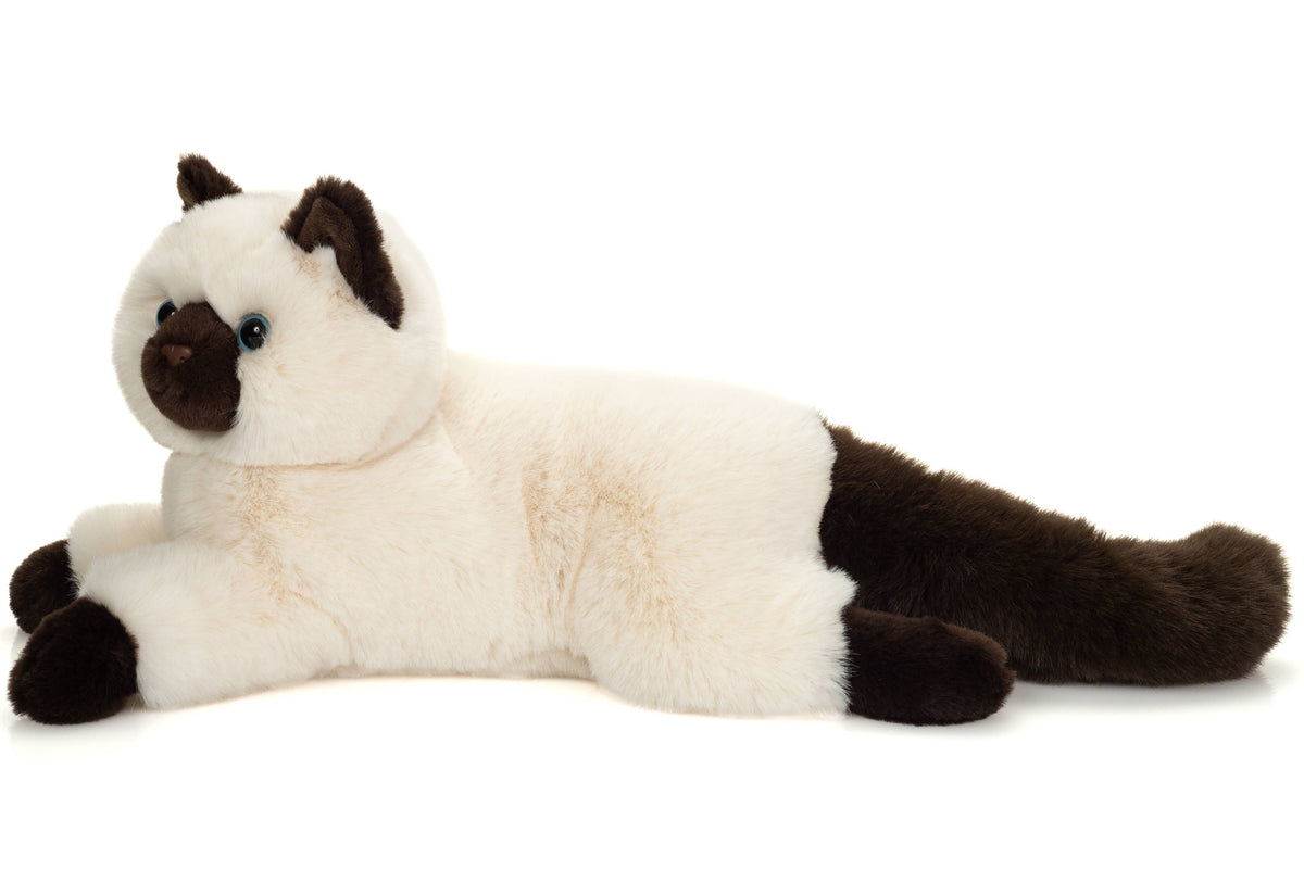 Teddy Hermann Birma-Katze liegend 36 cm - Plüschtier - Stofftier