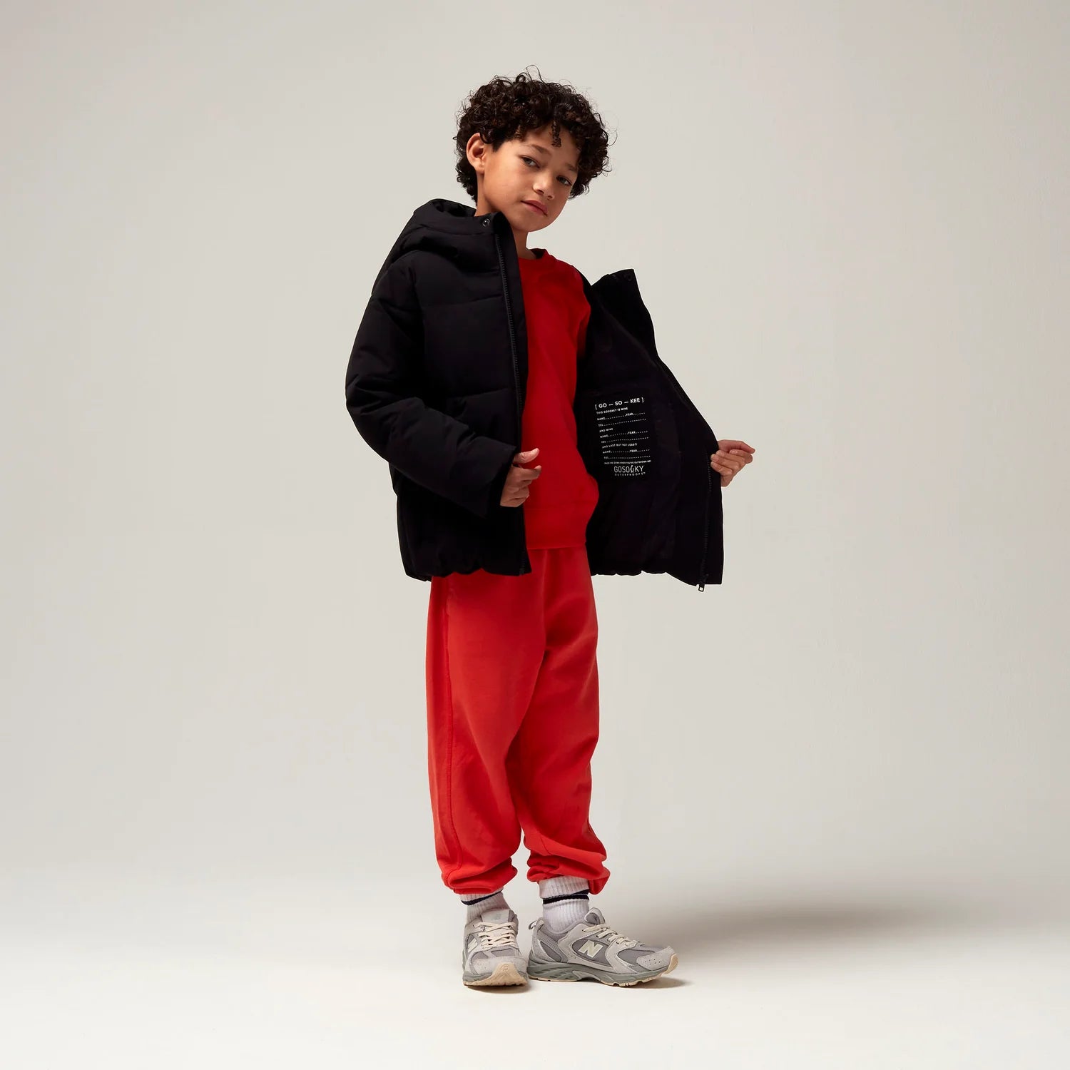 Gosoaky Winterjacke Dragon Eye deep black