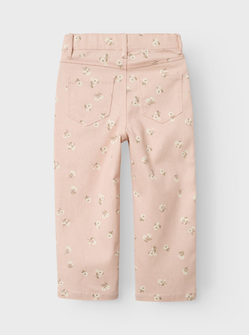 name it Jeans mit Blumendruck (nmfrose) Sepia Rose/Floral