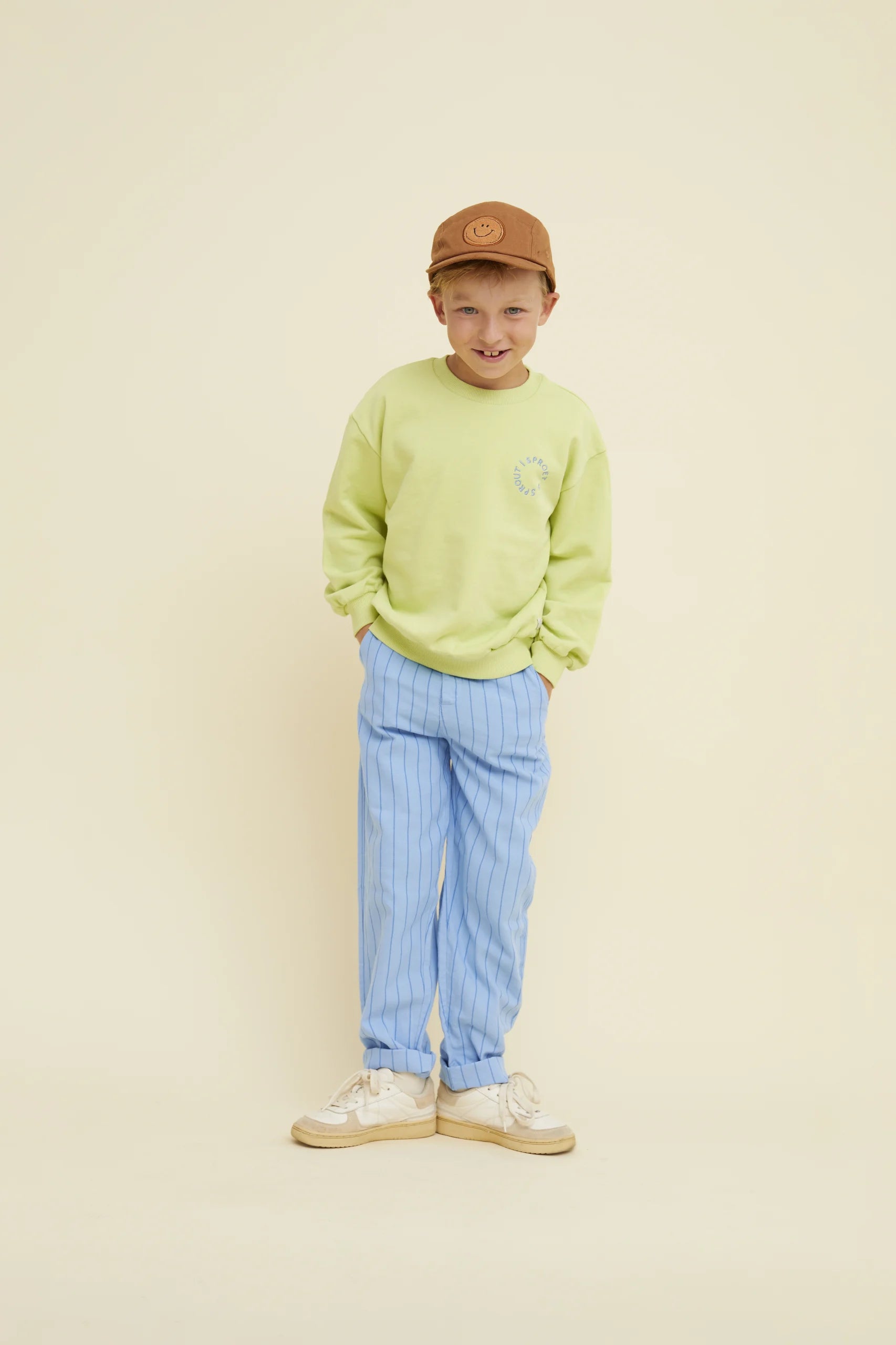 Sproet & Sprout blaue Chino mit Streifen