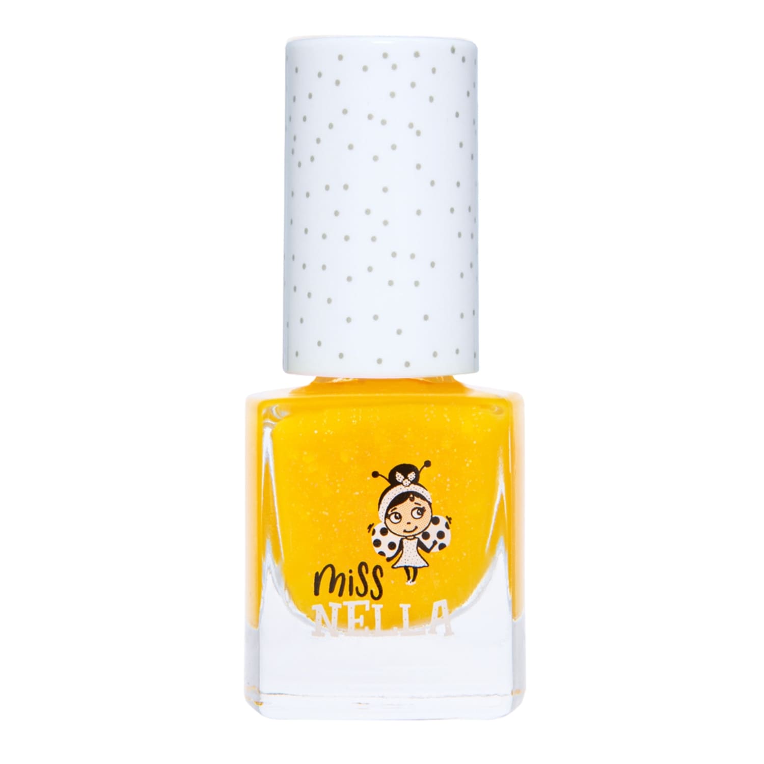 Miss Nella abziehbarer, geruchloser Nagellack Honey Twinkles