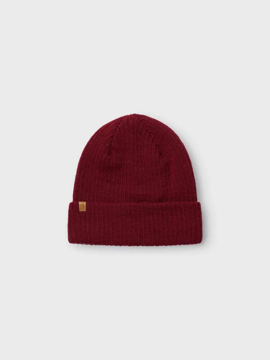 Lil’Atelier Strickmütze Red Dahlia (nmnnanson)