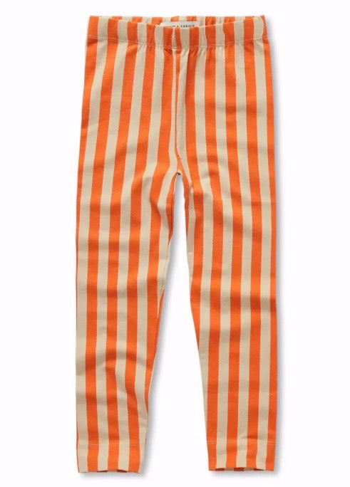 Sproet & Sprout Leggings orange gestreift