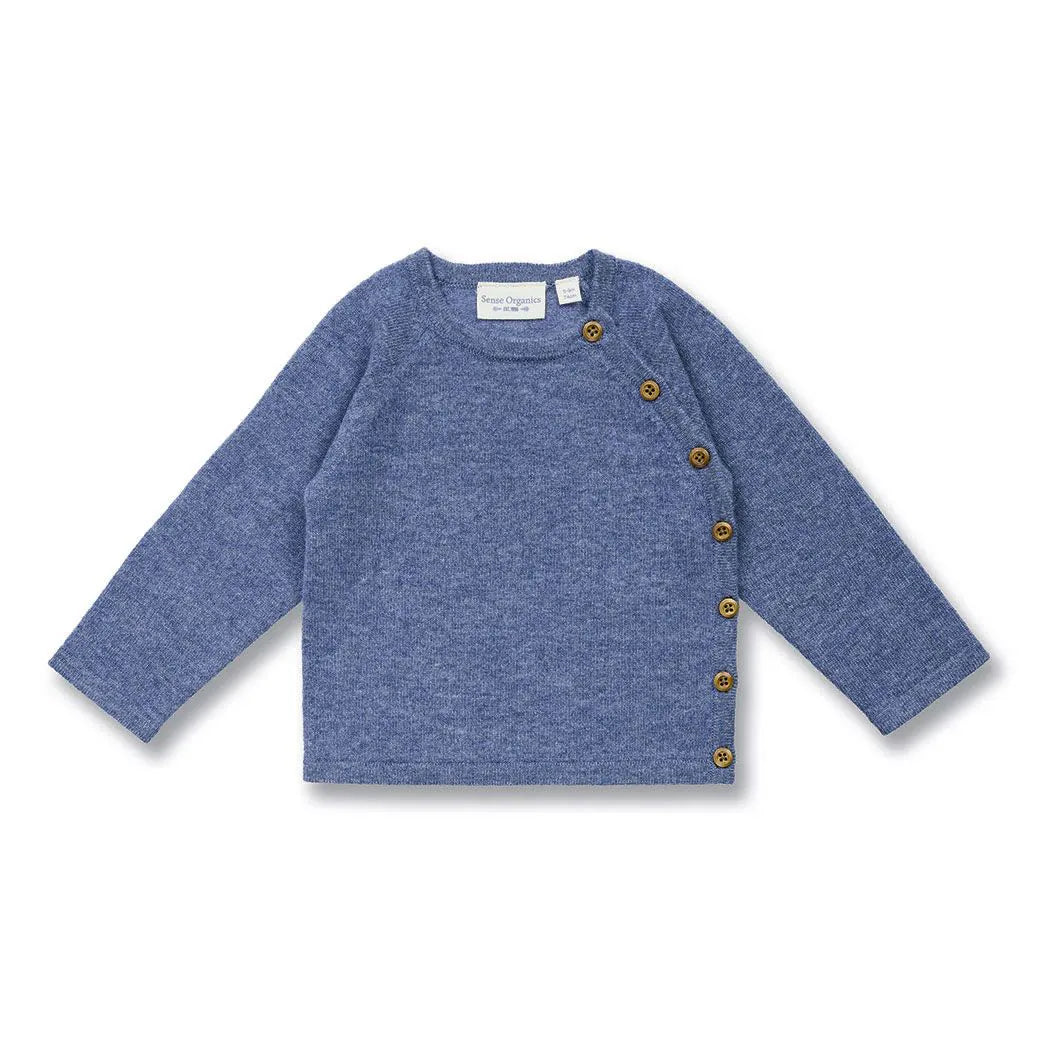 Sense Organics Baby Wickeljacke Picasso Denim Melange