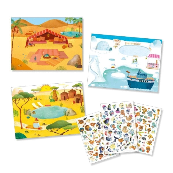 Djeco Rubbelbilder Wetterzonen