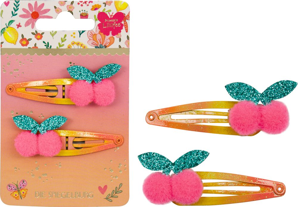 Die Spiegelburg Haarclips Kirsche