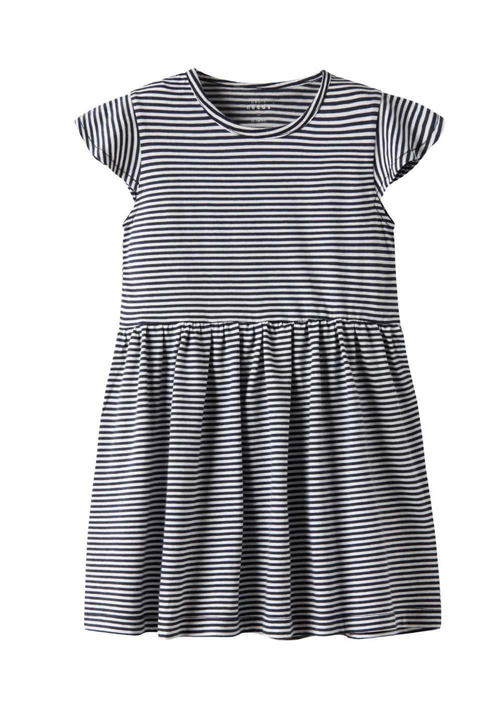 name it gestreiftes Kleid (nmfvinanna capsl dress) navy/weiß