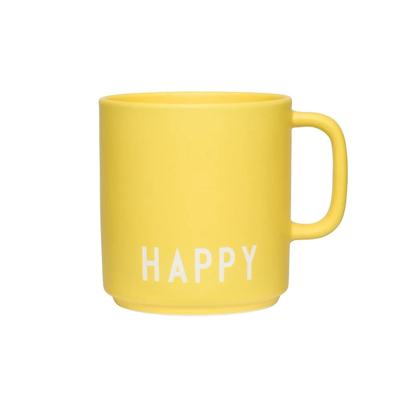 Designletters Tasse mit Henkel HAPPY