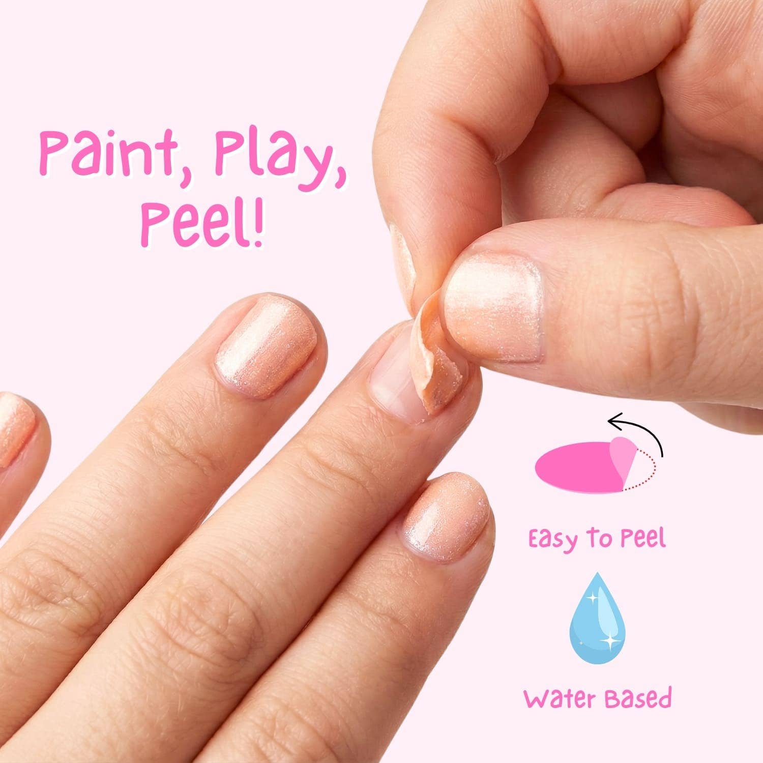 Miss Nella Cheeky Bunny abziehbarer geruchsfreier Nagellack