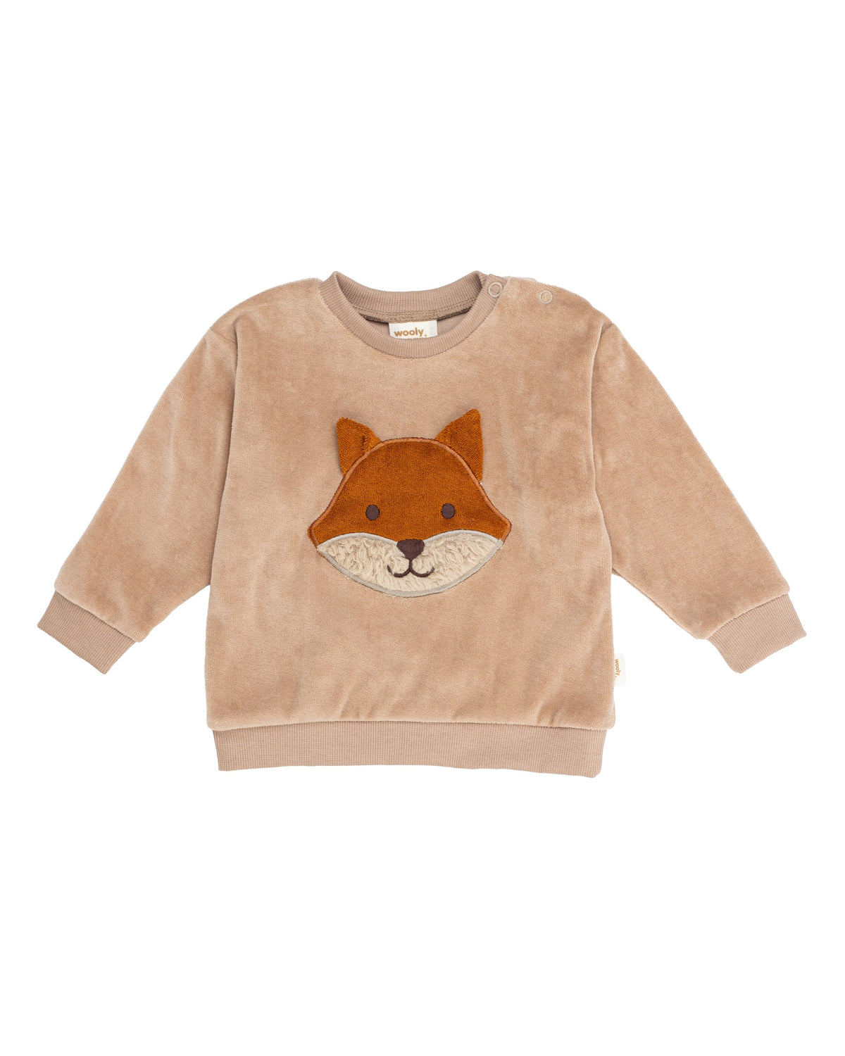 wooly organic Sweatshirt mit einem Fuchs