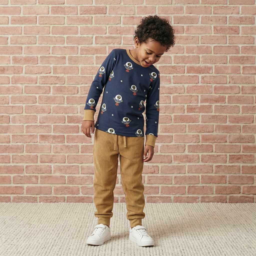 maxomorra Jogger Hose mustard