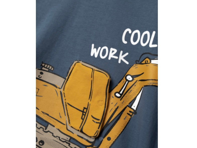 name it T-shirt Langarm cool work Bagger ( NMMNIALL NREG LS TOP BOX )