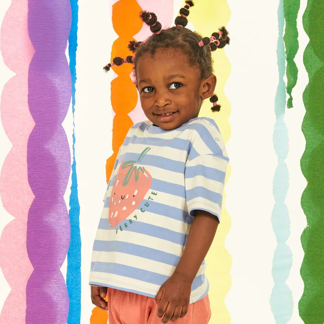 Sense Organics Baby T-Shirt SOPHIE Erdbeere Ringel
