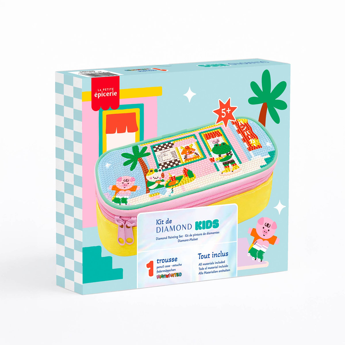 La petite épicerie Diamond Painting-Set für Kinder – Diamant-Malset Skatepark