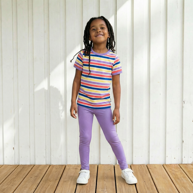maxomorra Leggings Solid Purple