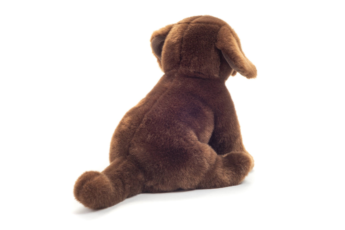 Teddy Hermann Labrador sitzend dunkelbraun 25 cm - Plüschtier - Stofftier