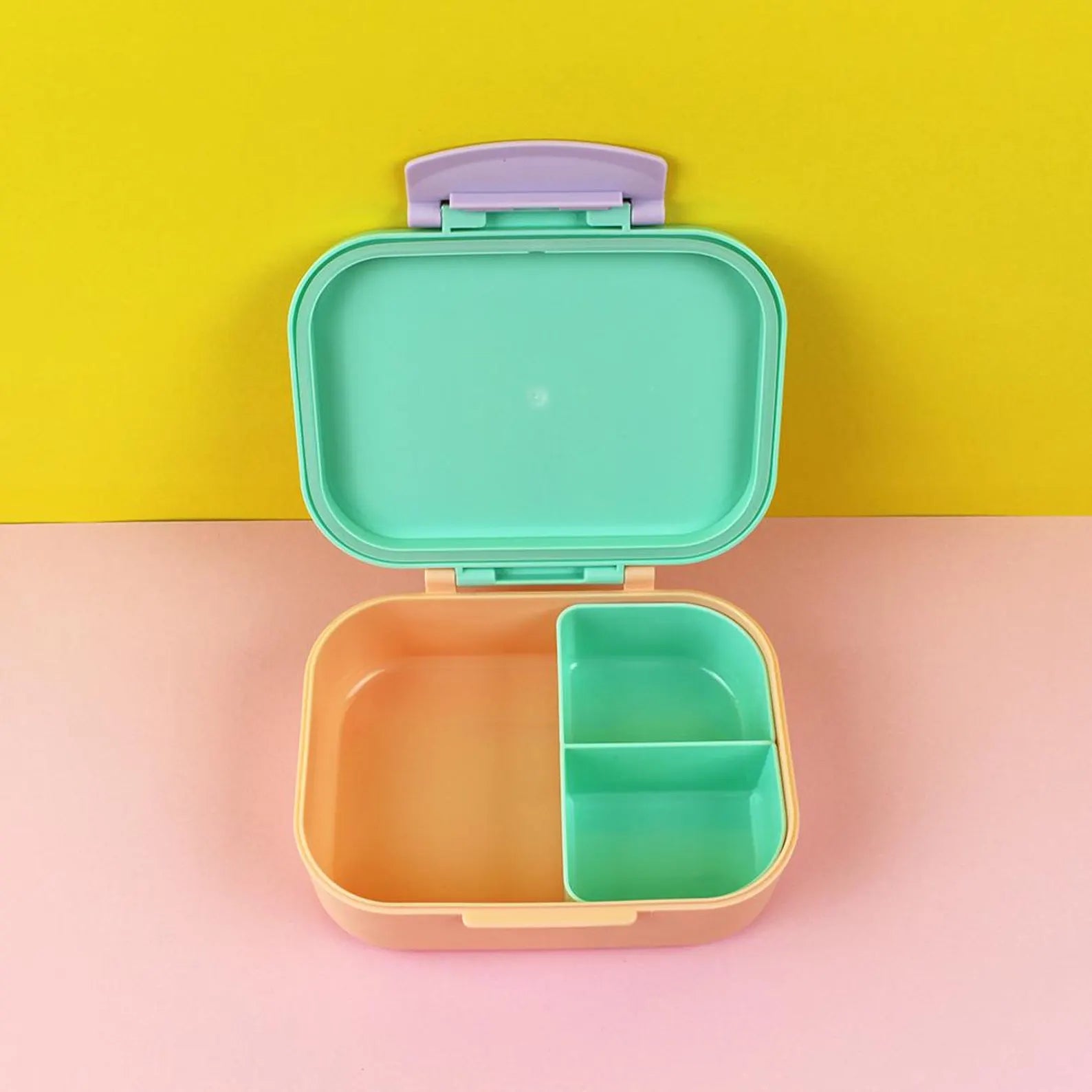 Ava&Yves Brotdose mint/gelb/apricot