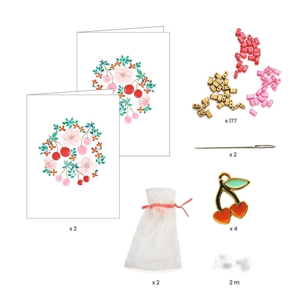Djeco Schmuck basteln: Kirschen