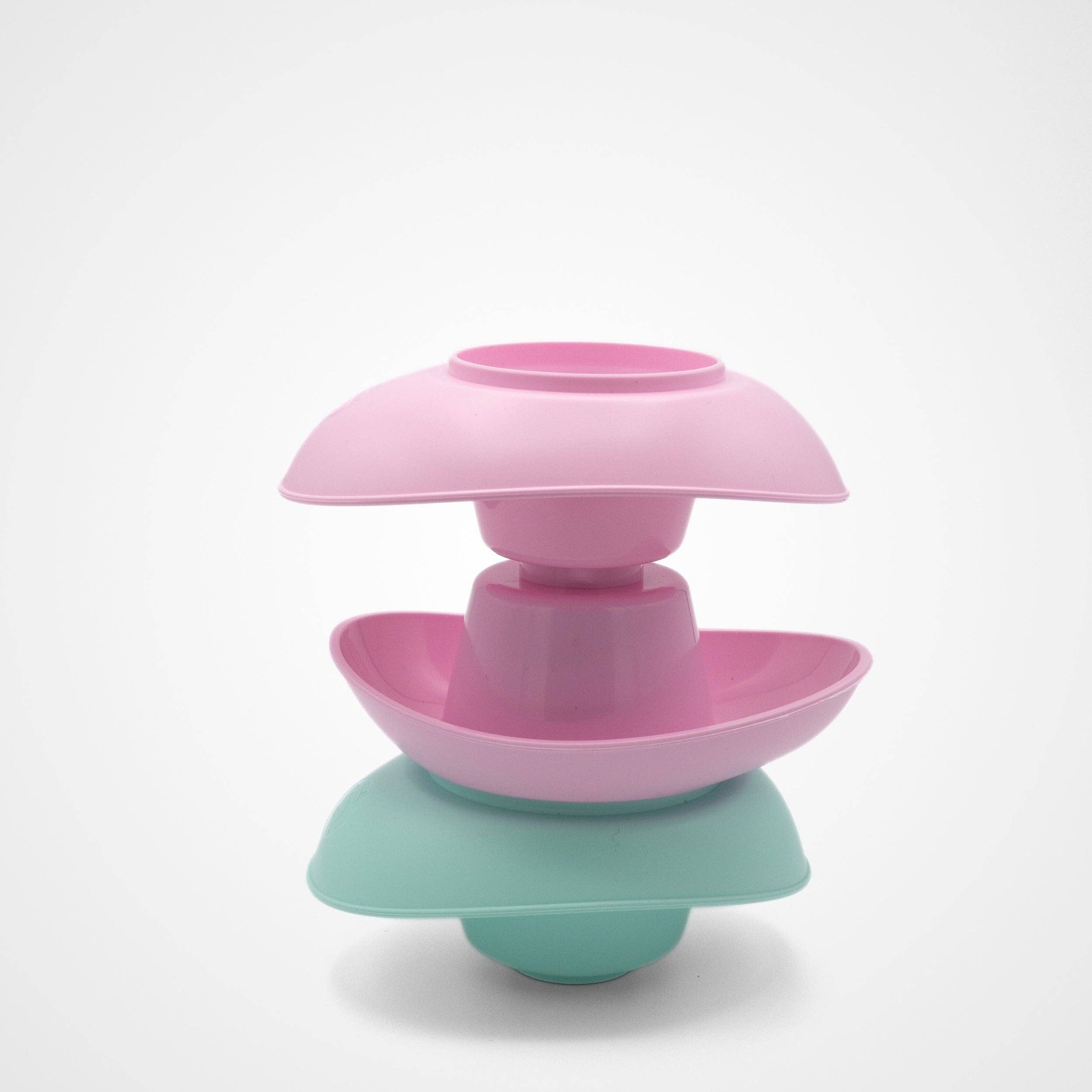 Le Jouet Simple 6 ineinander stapelbare Pastell-Boote