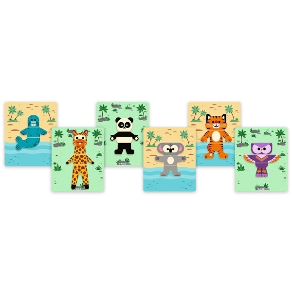 Djeco Magnetspiel Mix‘ n‘ match