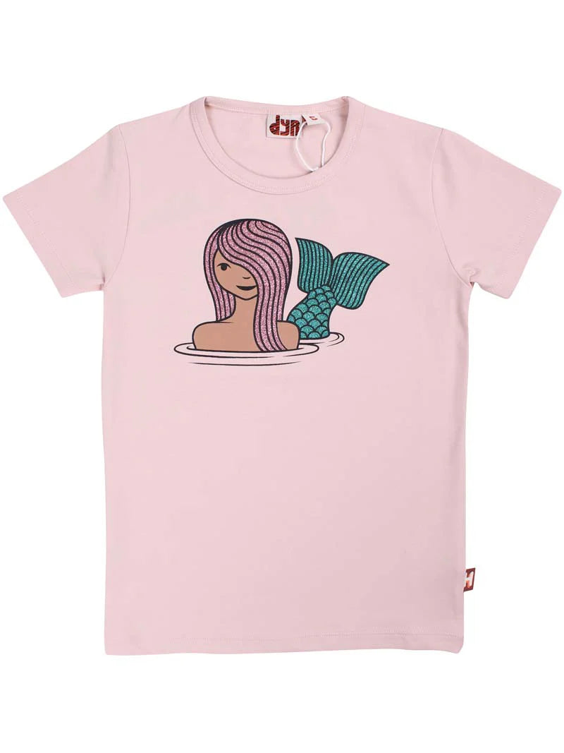 dyr T-Shirt rosé mit Meerjungfrau