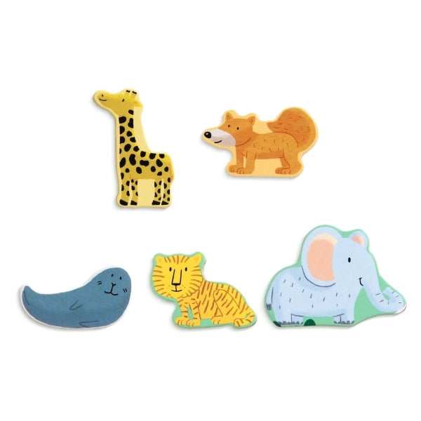 Djeco großes Holzpuzzle Tiere
